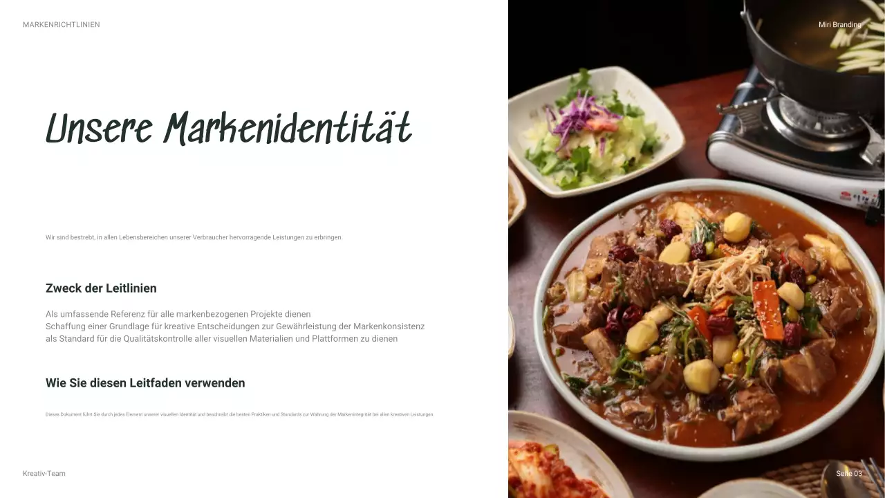 beige moderner Markenleitfaden