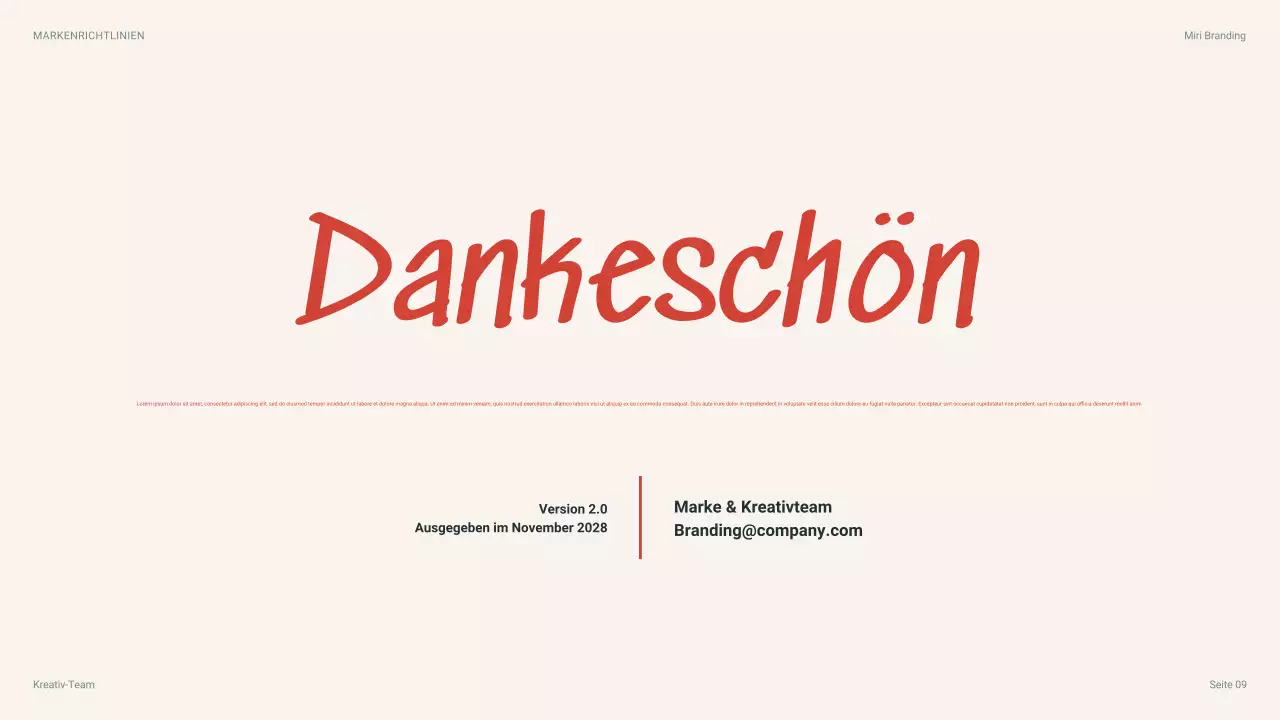 beige moderner Markenleitfaden