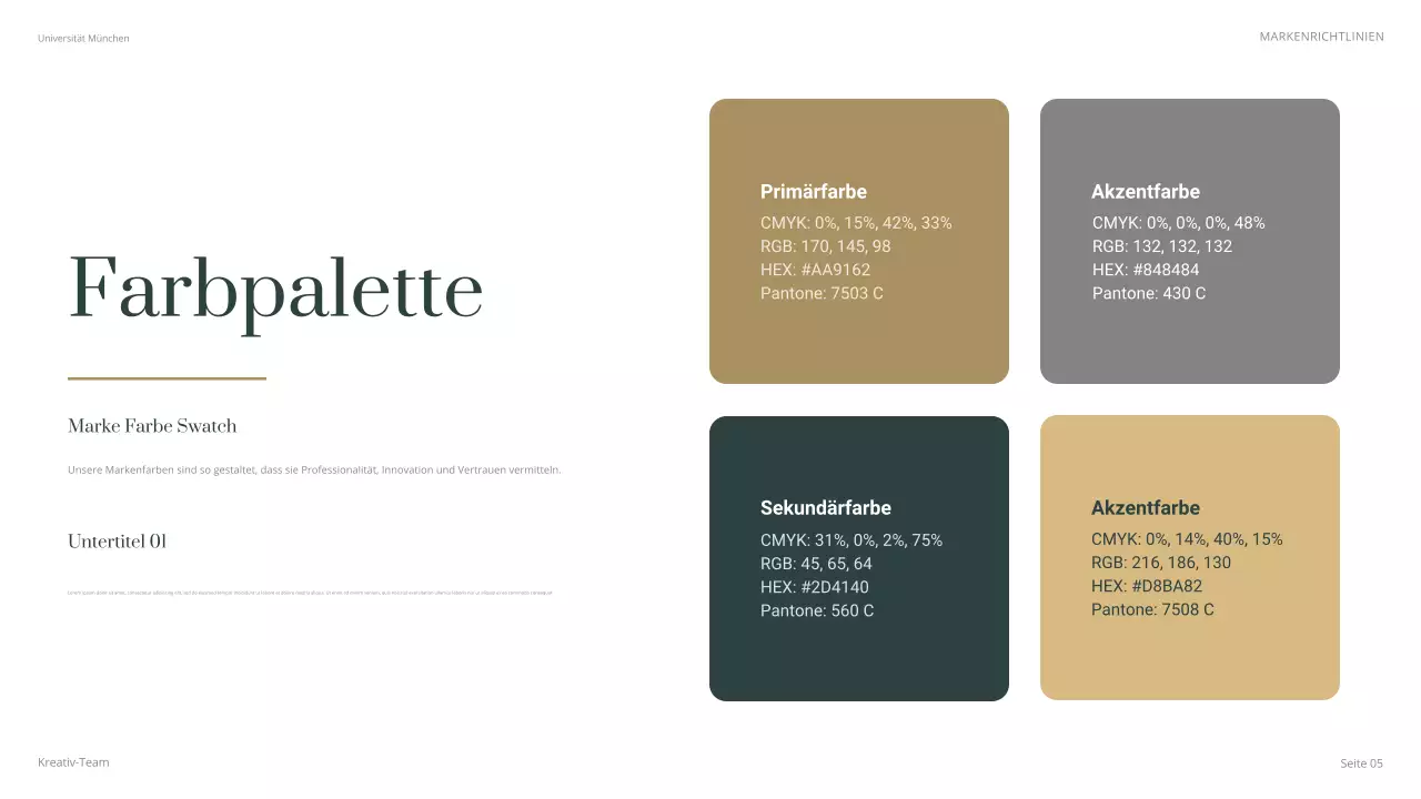 grüner klassischer Hochschulführer