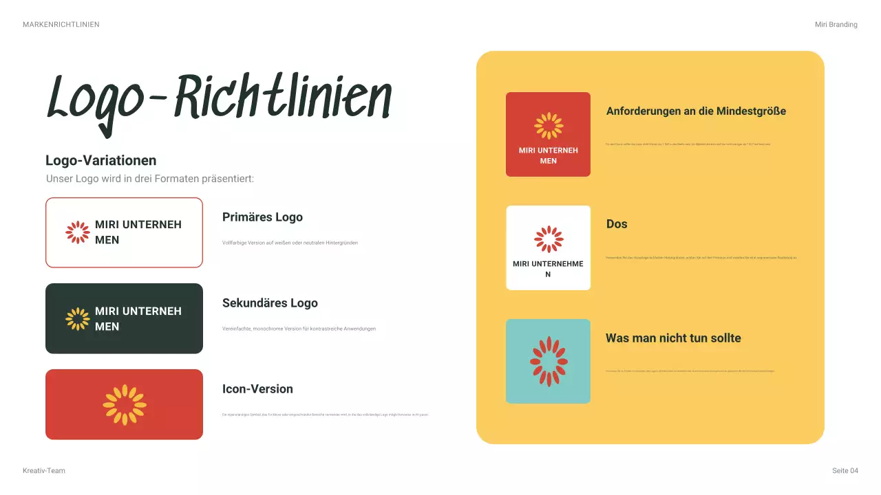 beige moderner Markenleitfaden