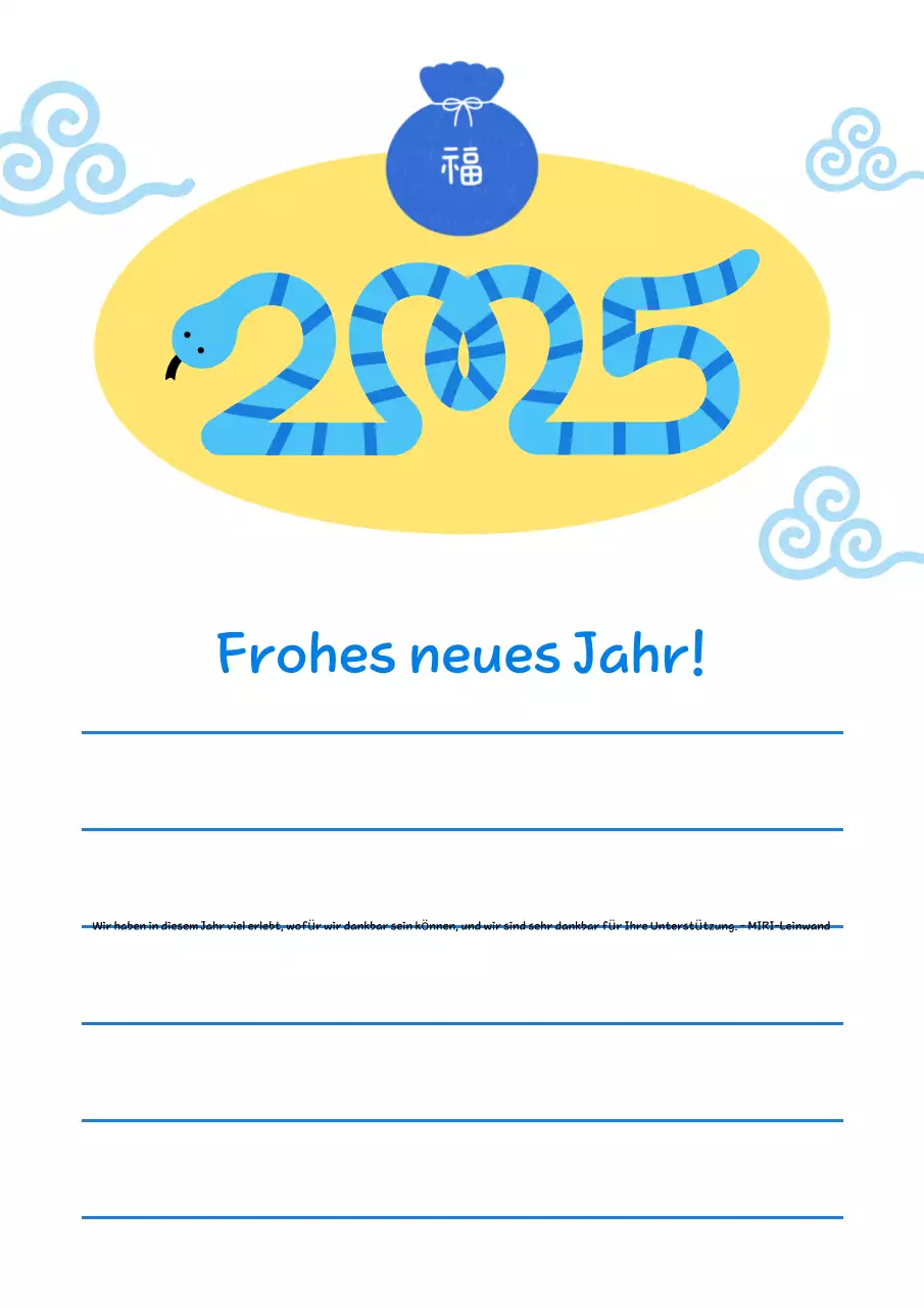 Gelb Traditionelle Neujahrsfeiern