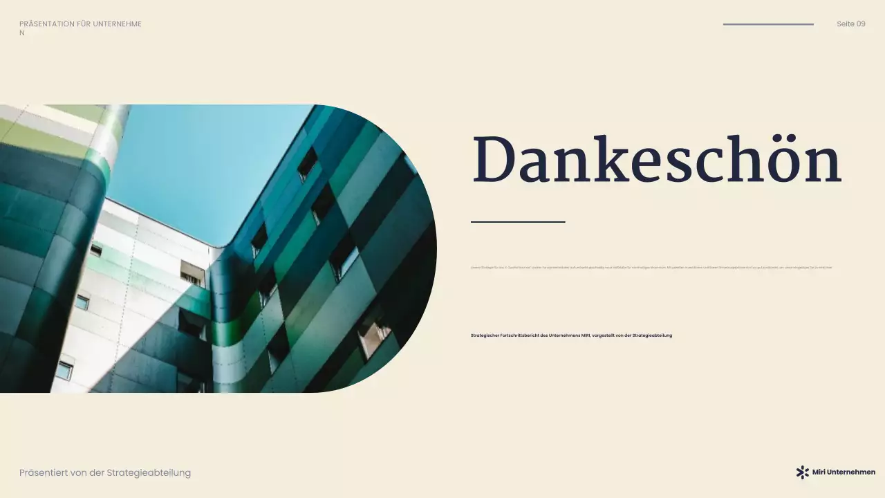 navy modern business presentation