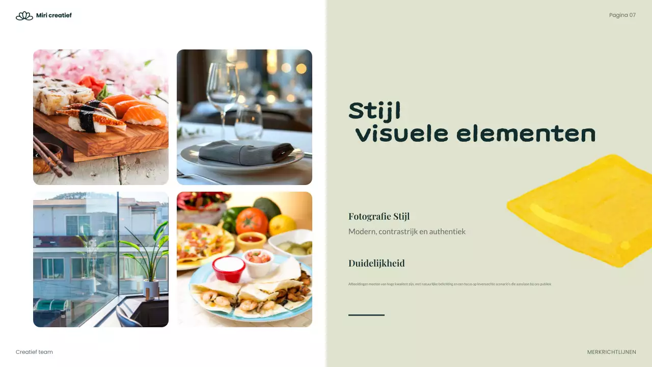 groene moderne voedingsrichtlijn