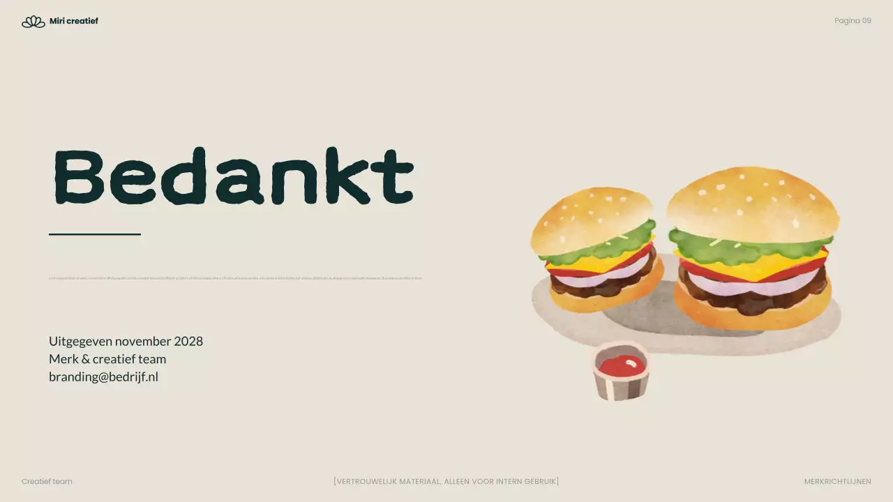 groene moderne voedingsrichtlijn