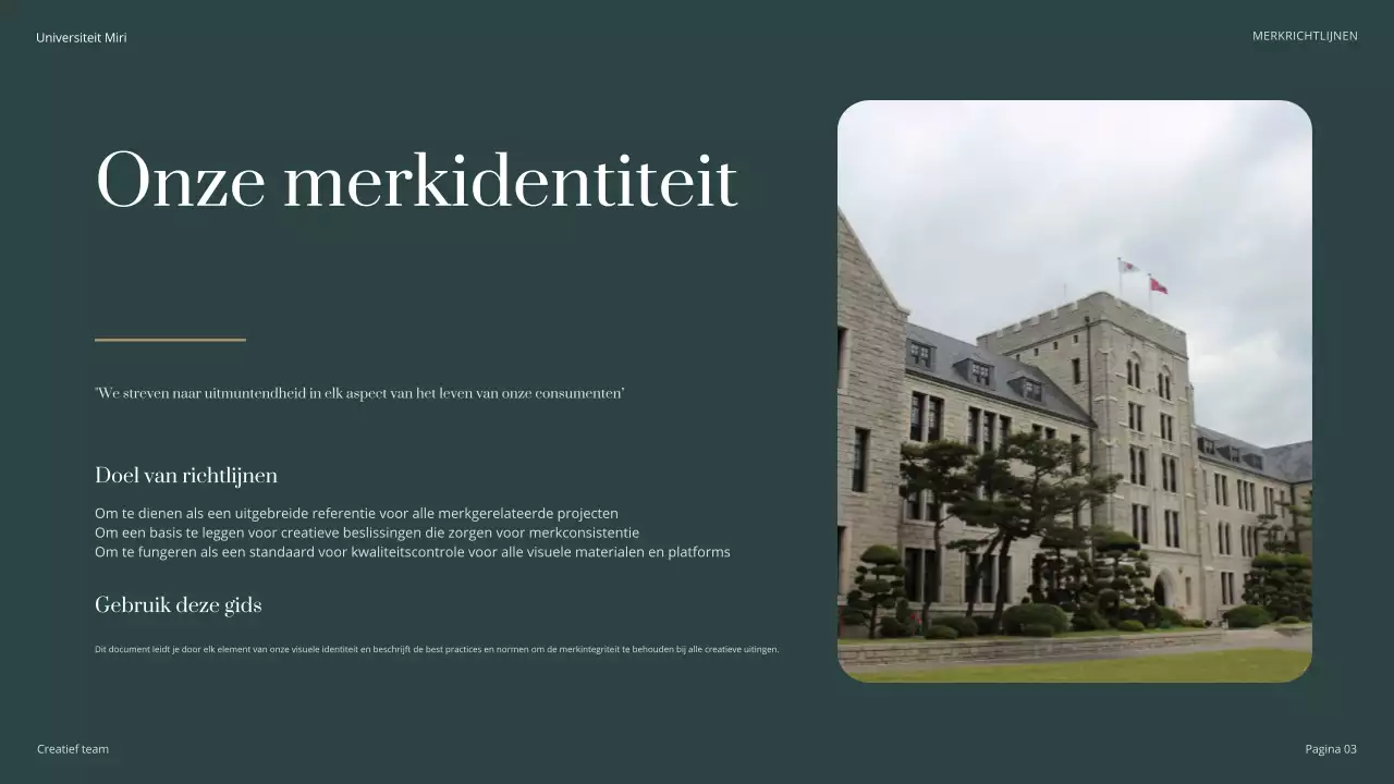 groene klassieke universiteitsgids