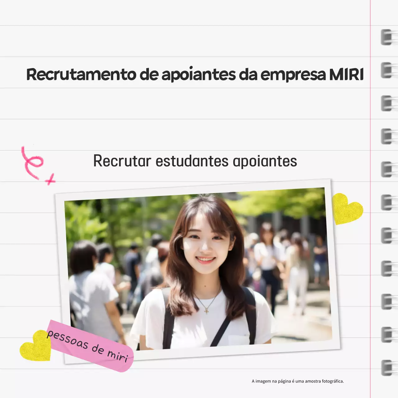 Recrutamento de apoiantes do Simples Amarelo