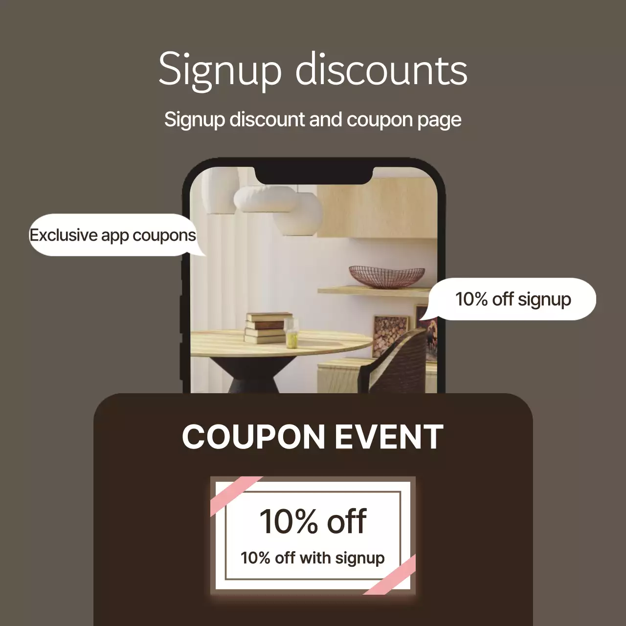 Brown Minimal Brand Promotion Instagram Carousel