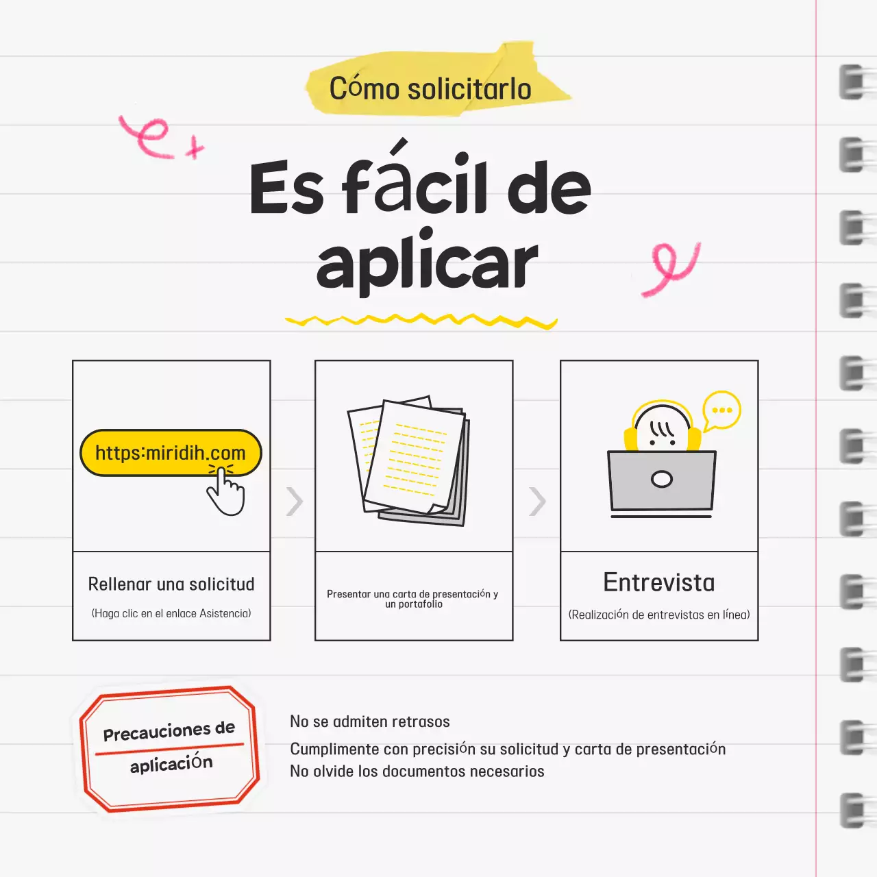 Reclutamiento de simpatizantes de Yellow Simple