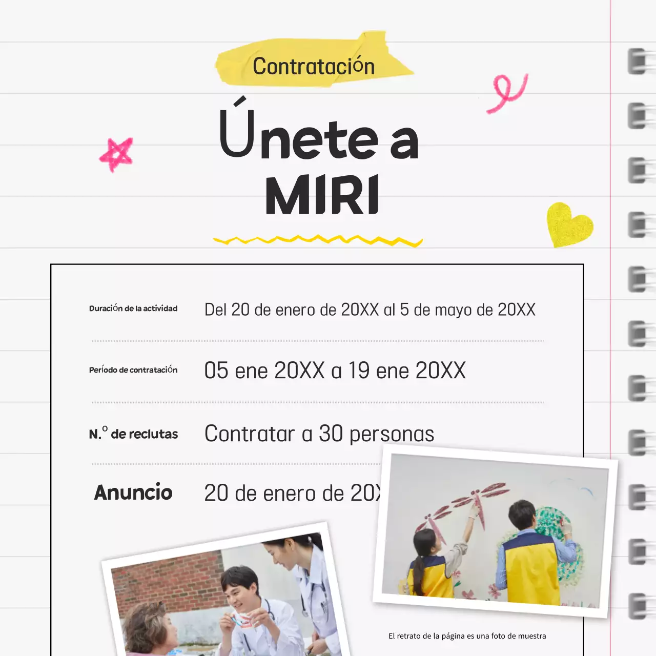 Reclutamiento de simpatizantes de Yellow Simple