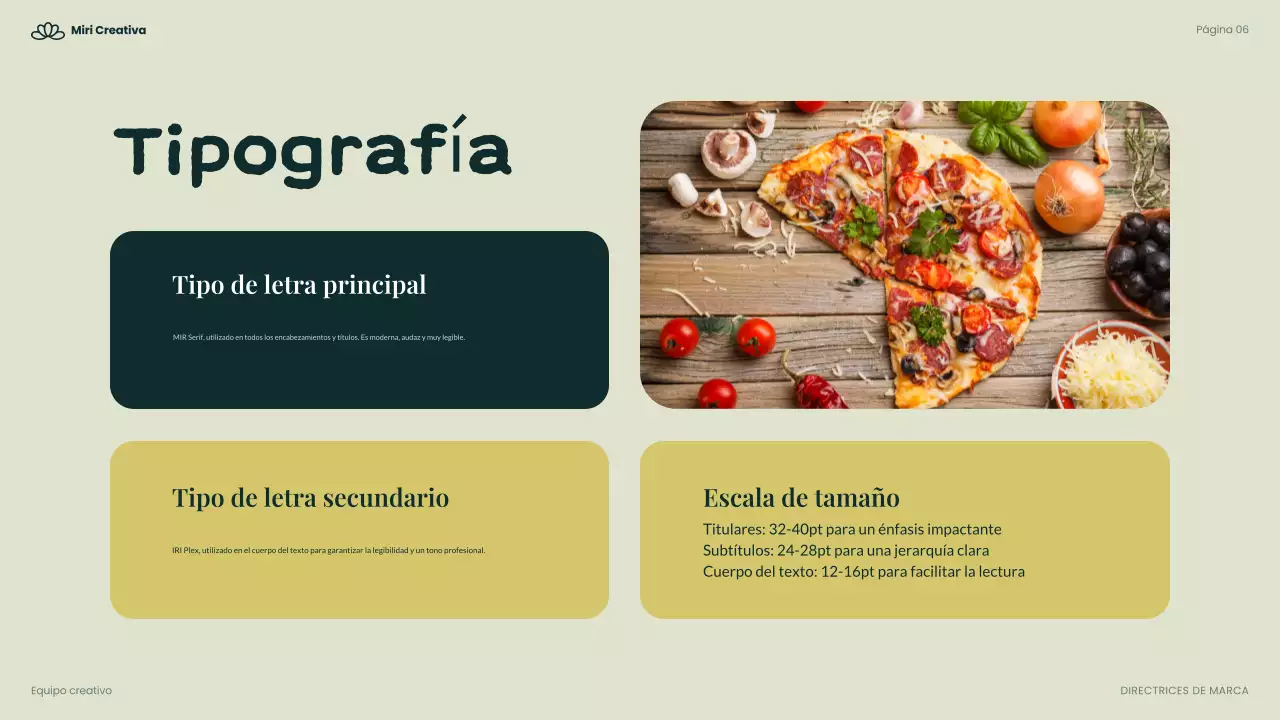 directriz sobre alimentos ecológicos modernos