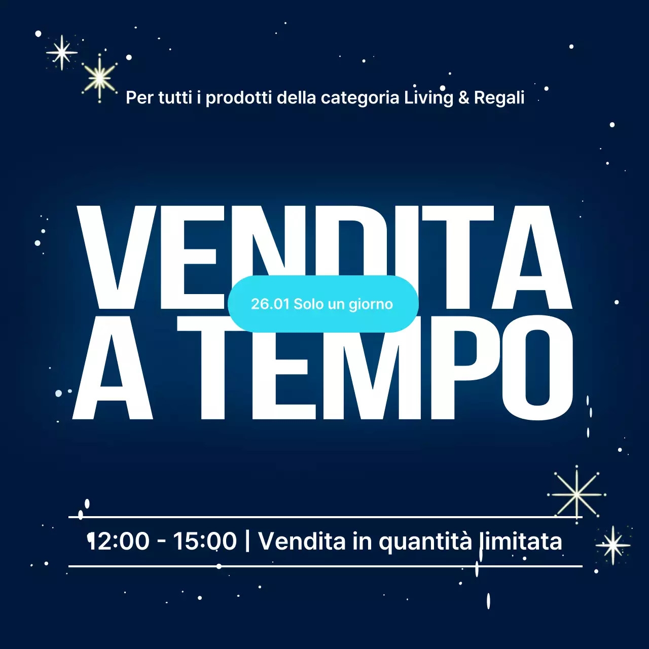 Promozione vendita moderna blu navy