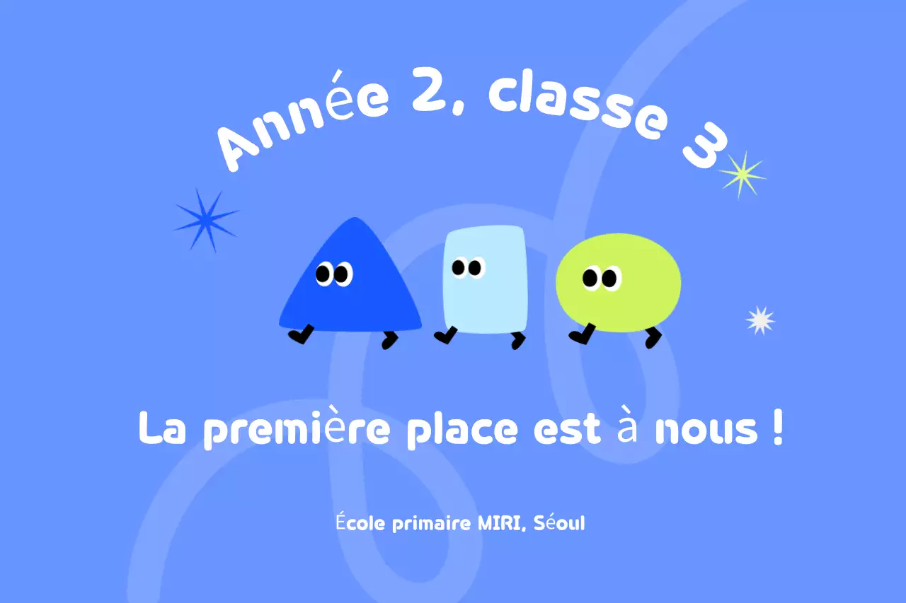 Événements scolaires en bleu clair