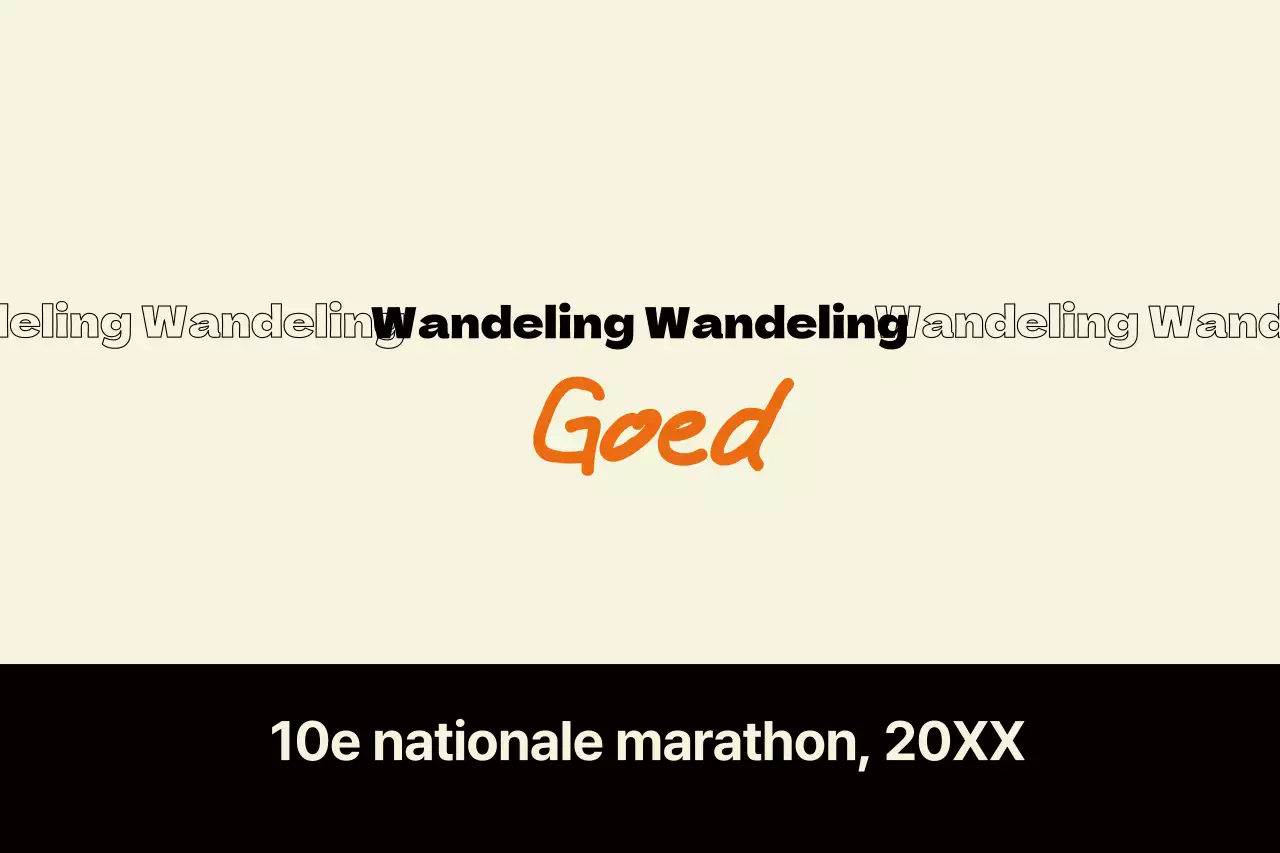 Beige Moderne Evenementengids