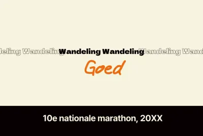 Beige Moderne Evenementengids