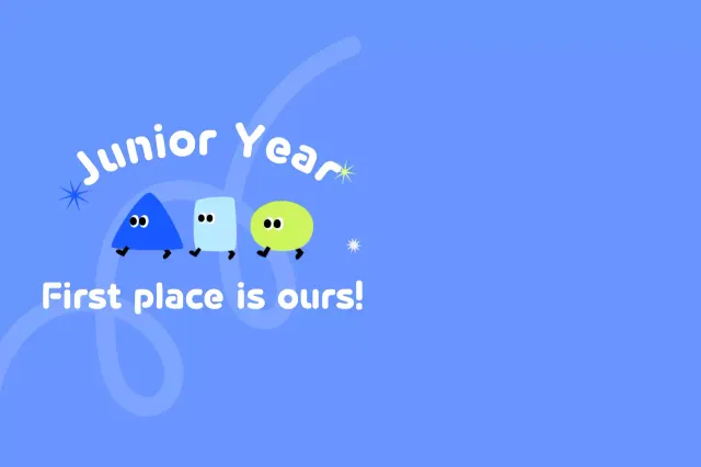 Acara sekolah berwarna biru muda