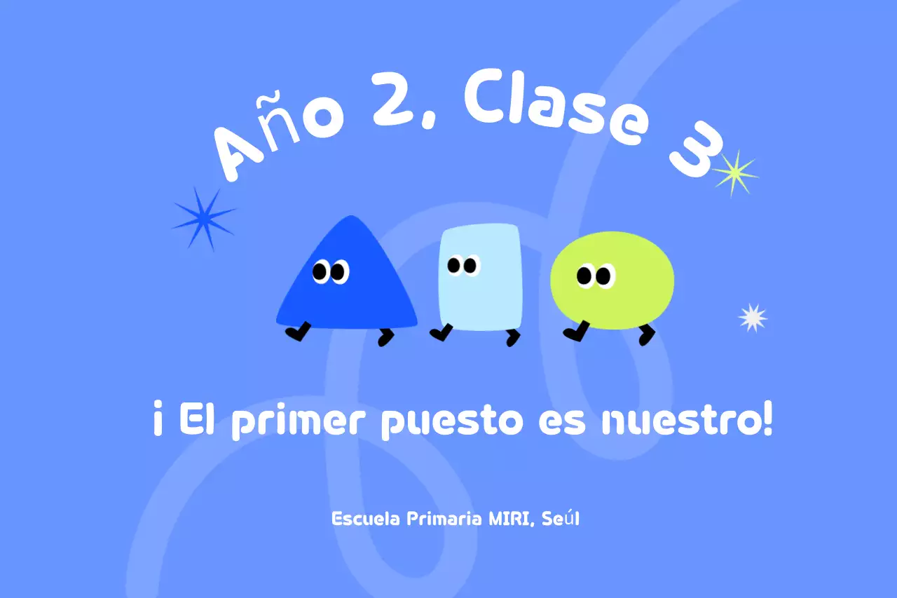 Eventos escolares de color azul claro