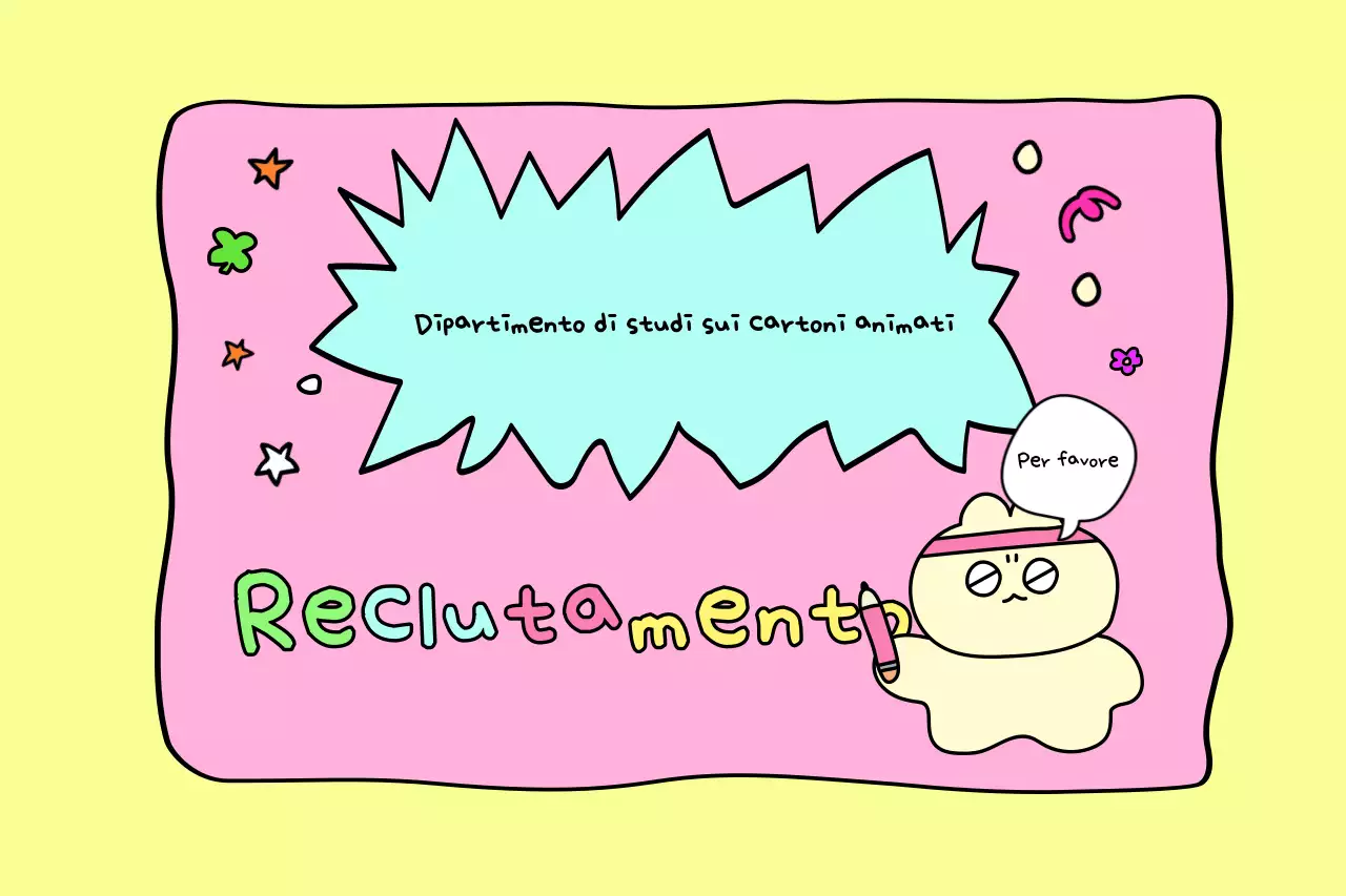 Cartoni animati gialli e carini