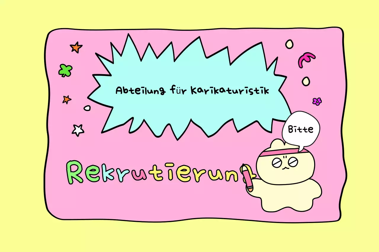 Gelb Niedlich Cartoon Roundup