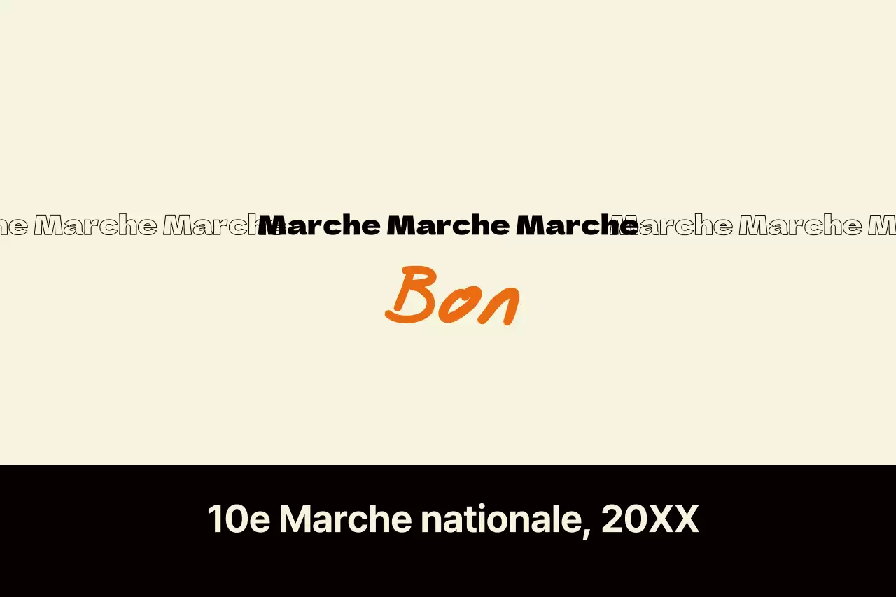 Guide de l'événement moderne beige