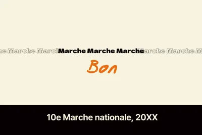 Guide de l'événement moderne beige