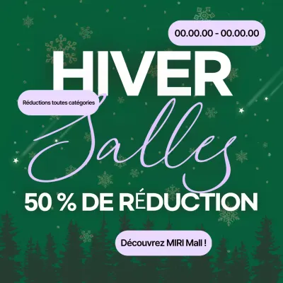 Green Modern Winter Sale