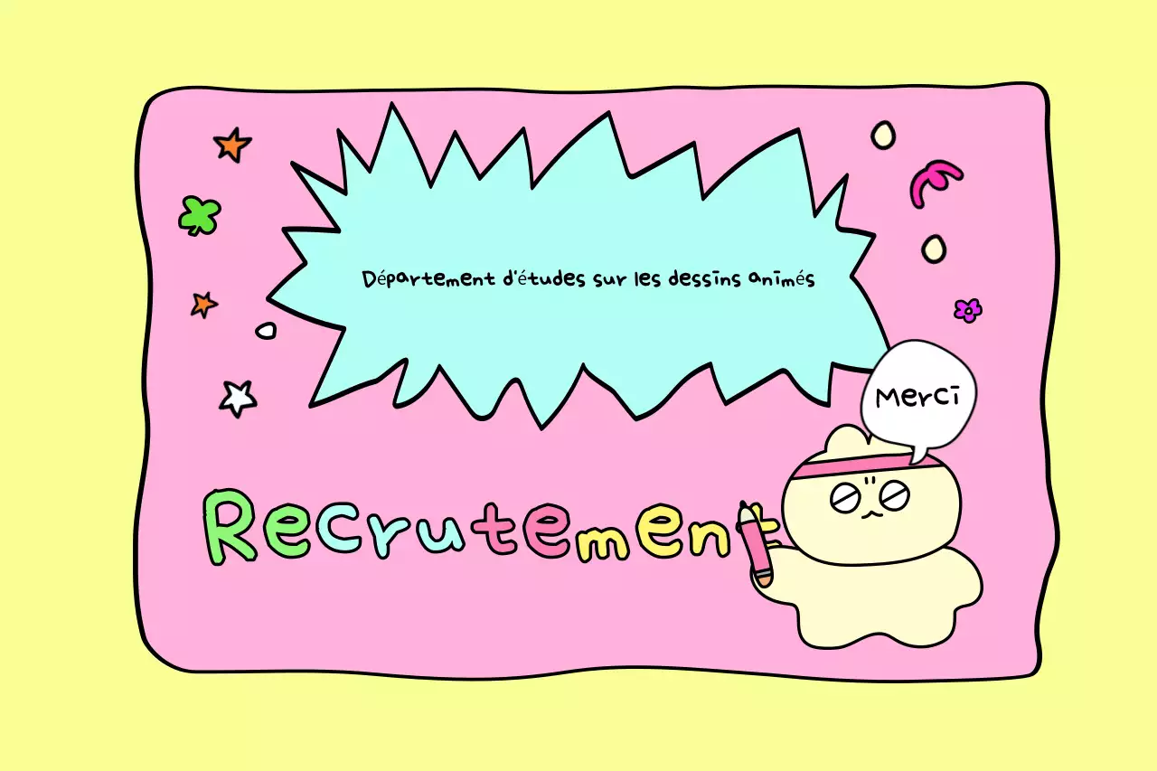 Rassemblement de dessins animés jaunes et mignons