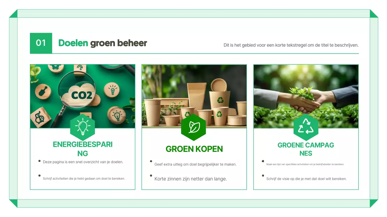 Groen Modern Milieu Rapport