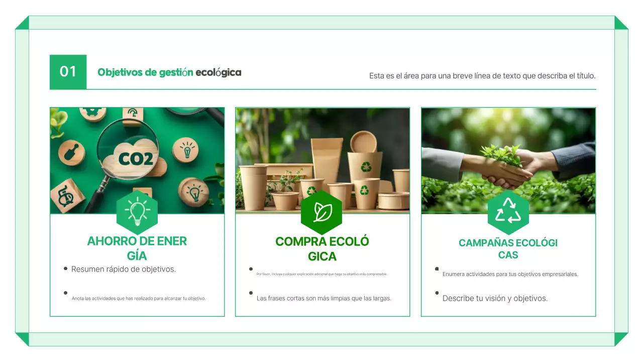 Informe sobre un entorno moderno y ecológico