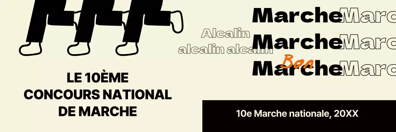 Guide de l'événement moderne beige