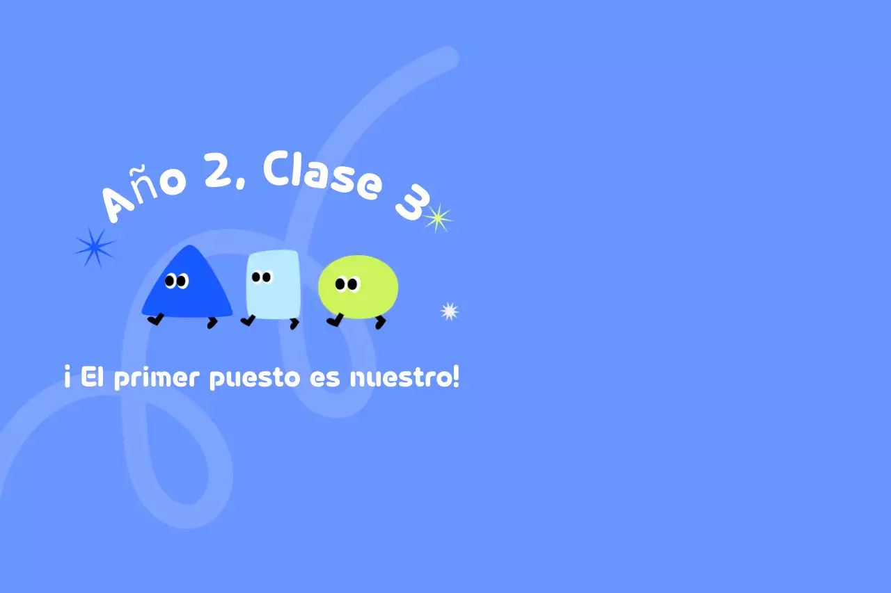 Eventos escolares de color azul claro