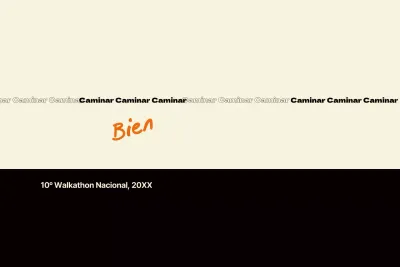 Guía de eventos modernos en beige