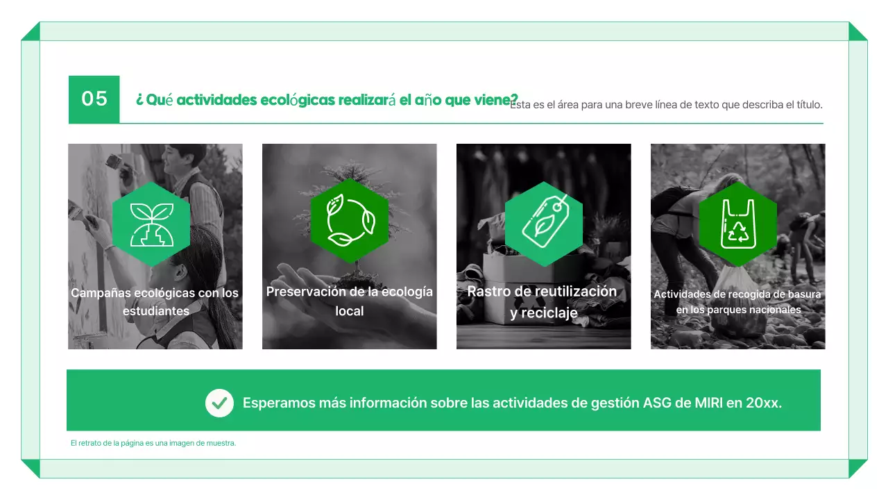 Informe sobre un entorno moderno y ecológico