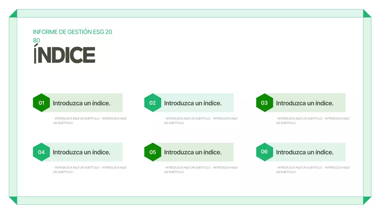 Informe sobre un entorno moderno y ecológico