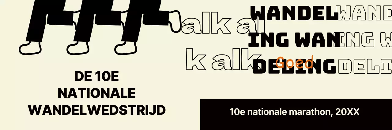 Beige Moderne Evenementengids