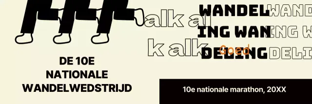 Beige Moderne Evenementengids