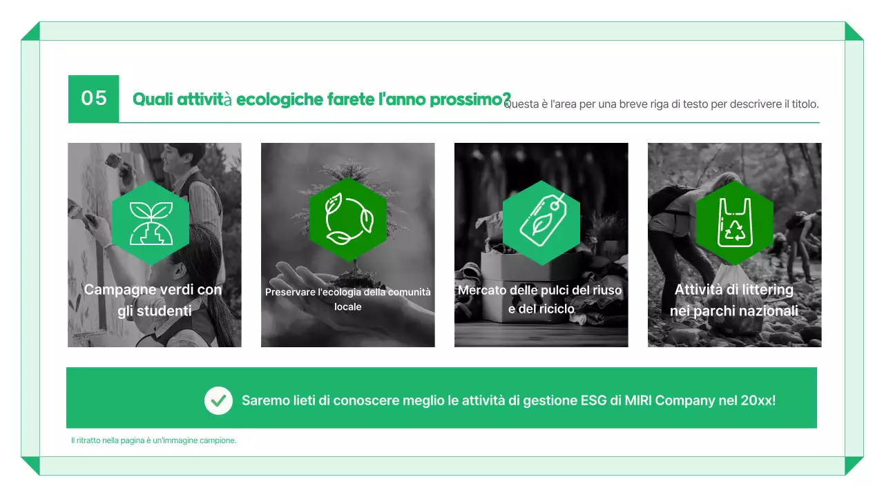 Rapporto sull'ambiente moderno e verde