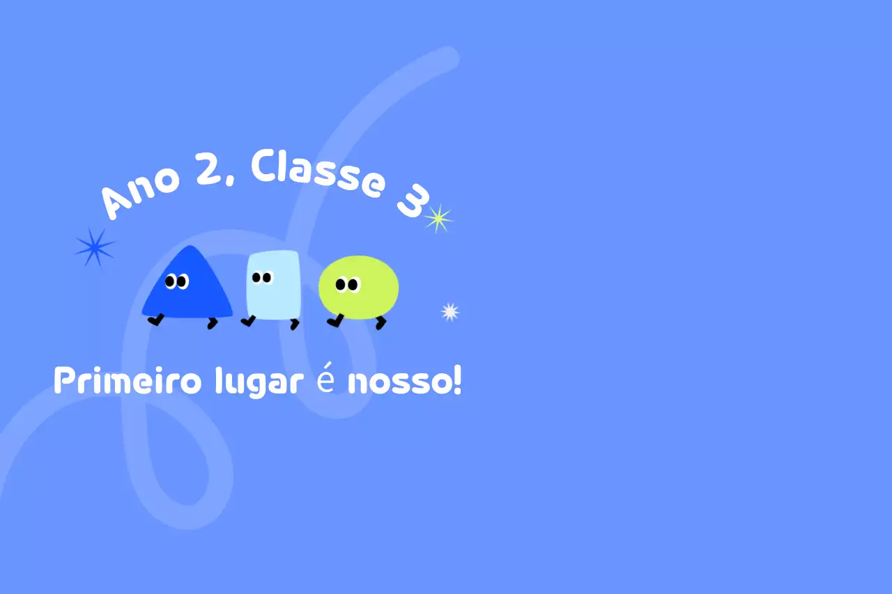 Eventos escolares em azul claro