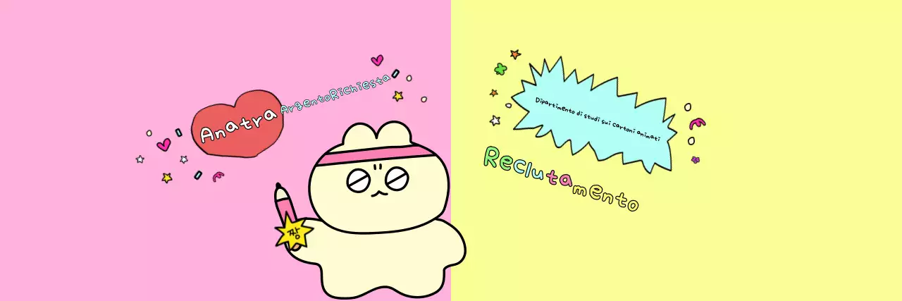 Cartoni animati gialli e carini