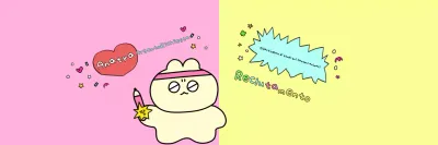 Cartoni animati gialli e carini