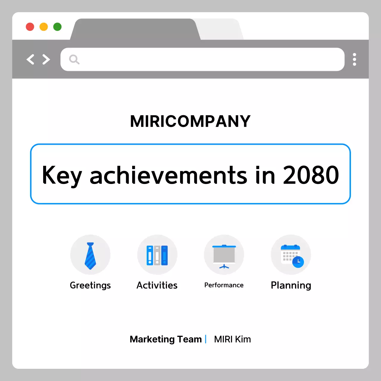 Grey Modern Business Report Instagram Carousel