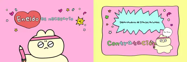 Dibujos animados amarillos