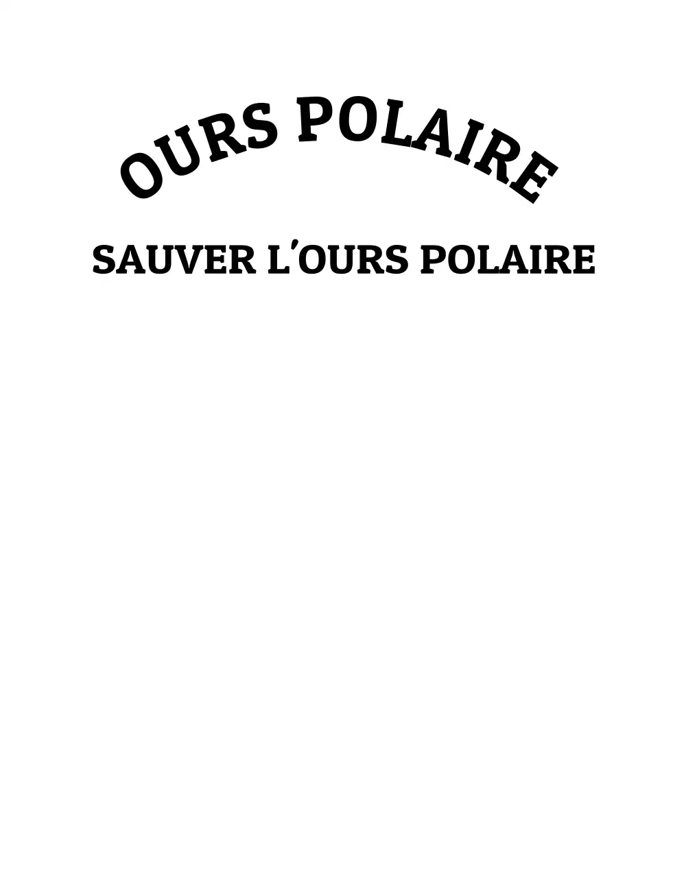Campagne environnementale minimaliste noire