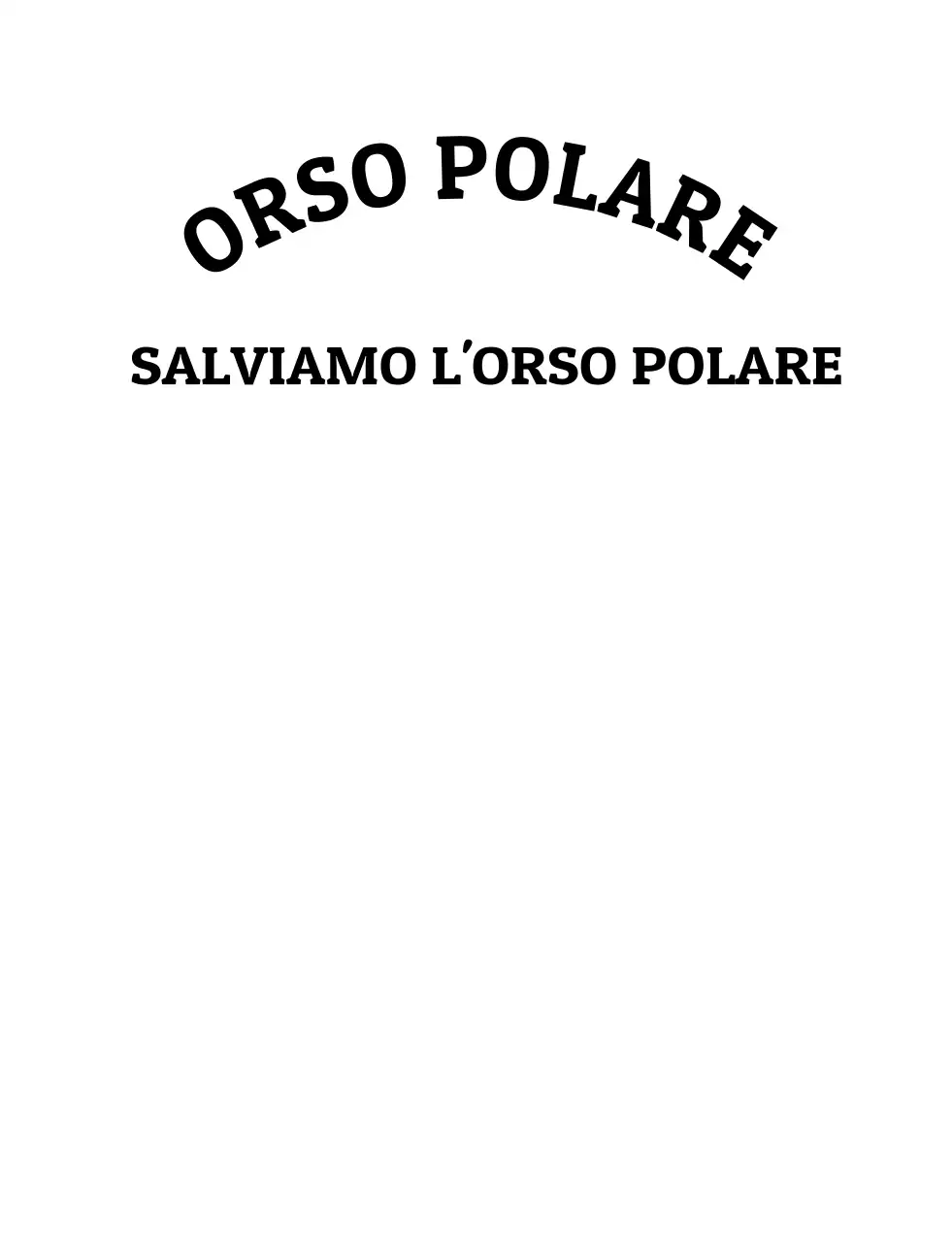 Campagna ambientale minimalista nera
