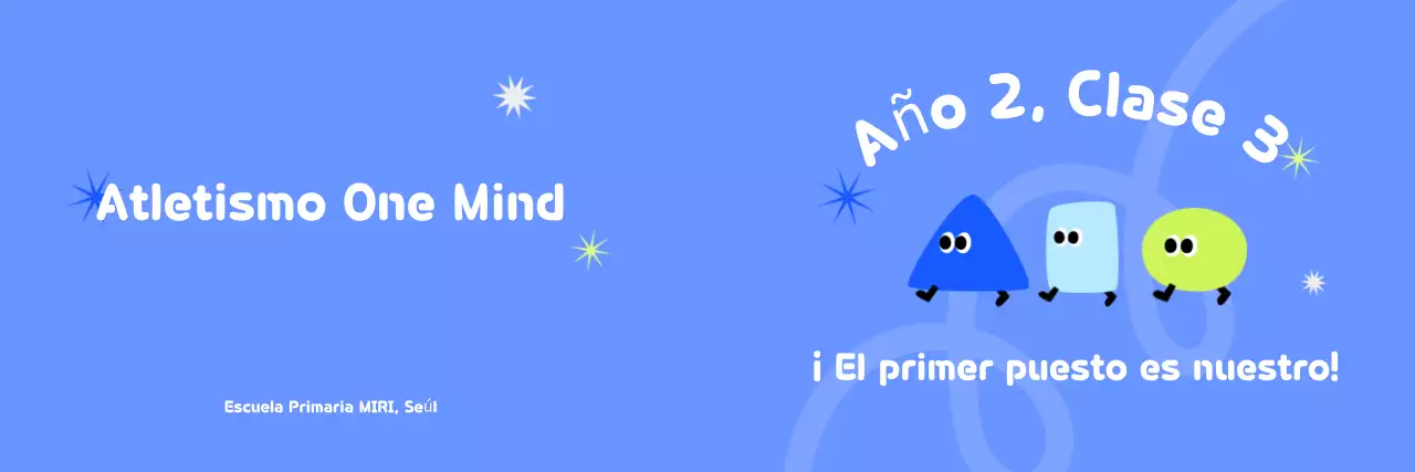 Eventos escolares de color azul claro