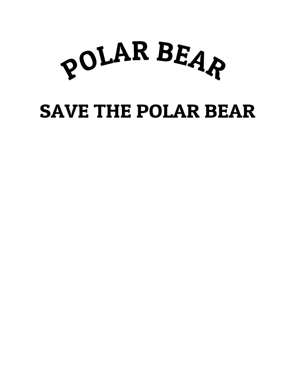 Black Minimalist Environment Campaign