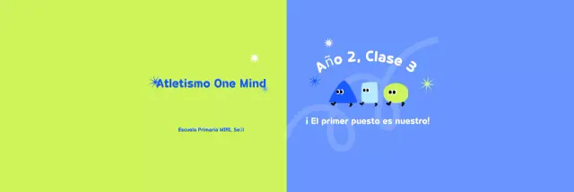 Eventos escolares de color azul claro