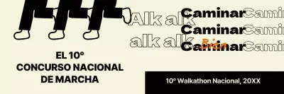 Guía de eventos modernos en beige