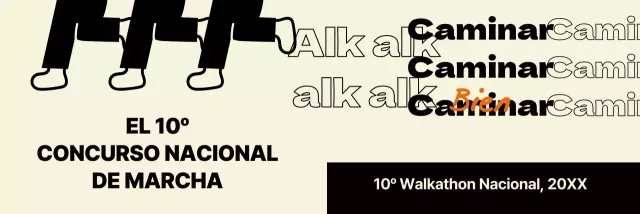 Guía de eventos modernos en beige