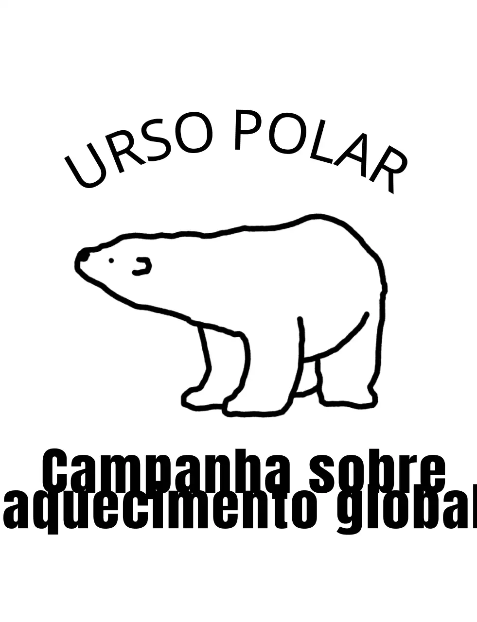 Campanha Ambiental Minimalista Negra