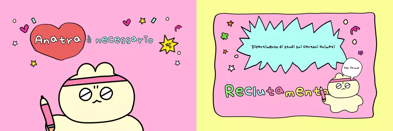 Cartoni animati gialli e carini